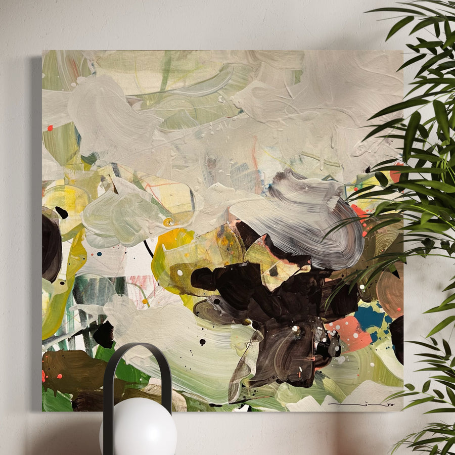 Coffee cream with wasabi