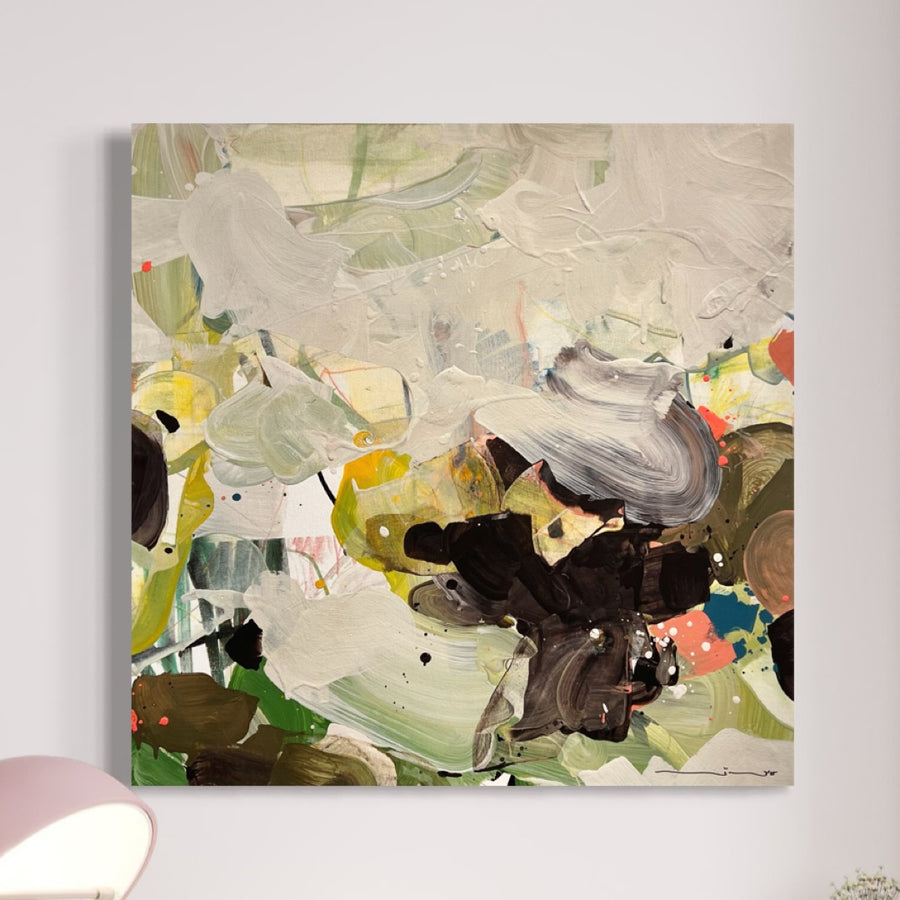 Coffee cream with wasabi