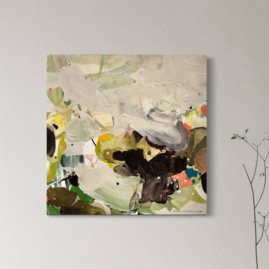 Coffee cream with wasabi