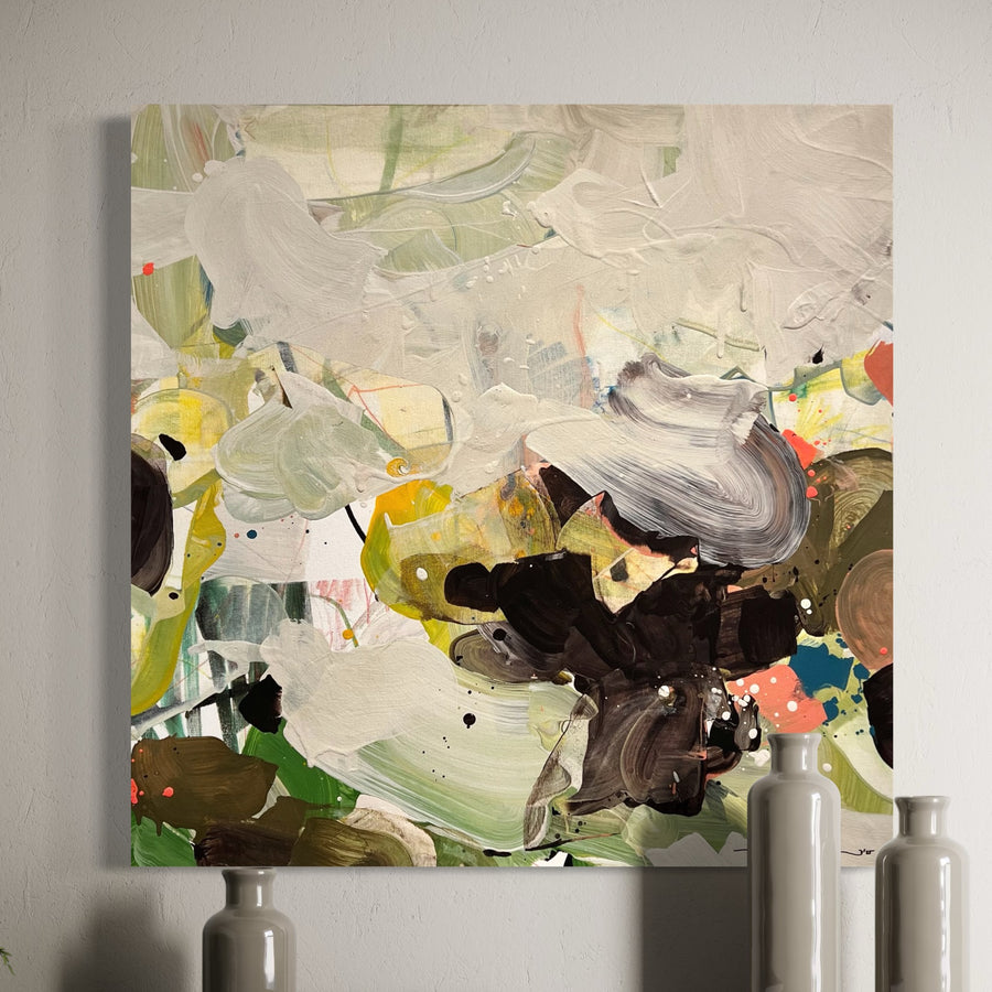 Coffee cream with wasabi