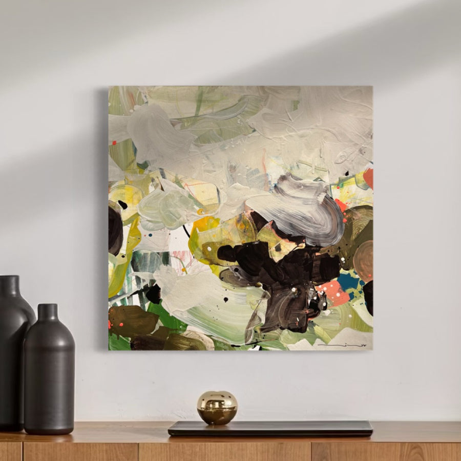 Coffee cream with wasabi