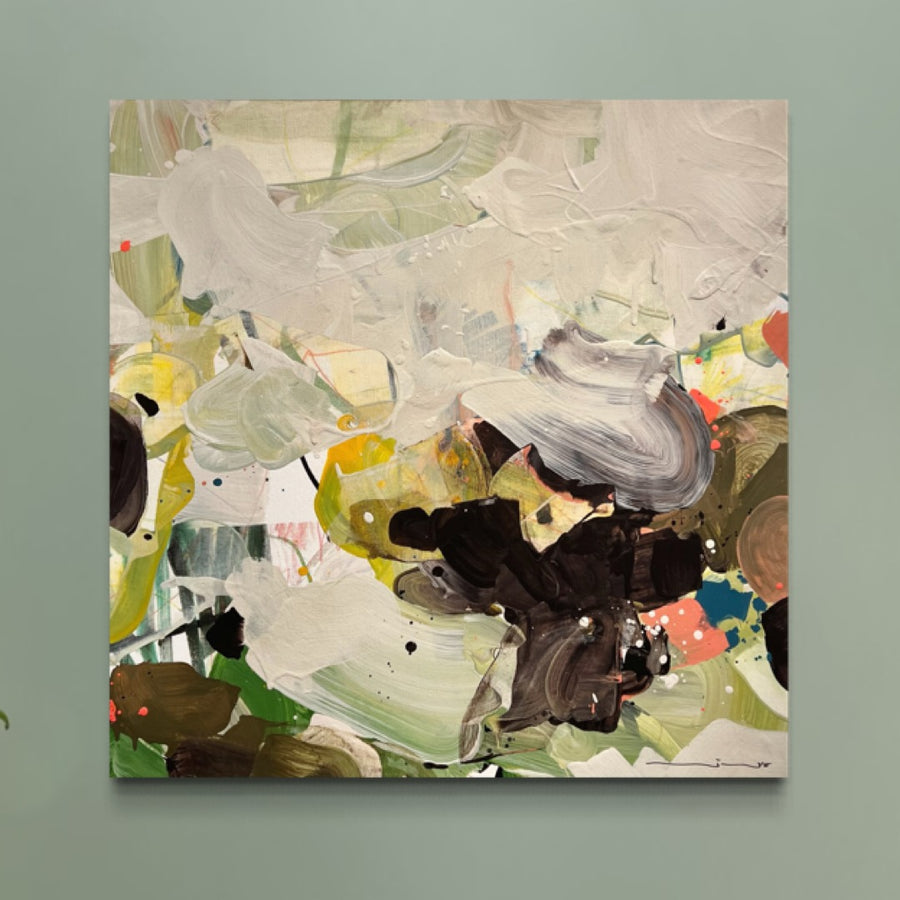 Coffee cream with wasabi