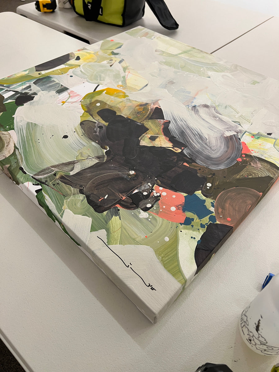 Coffee cream with wasabi