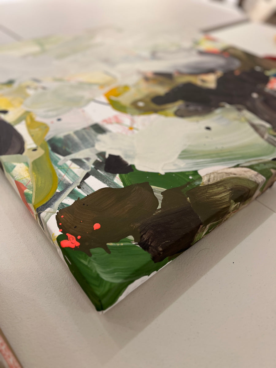 Coffee cream with wasabi