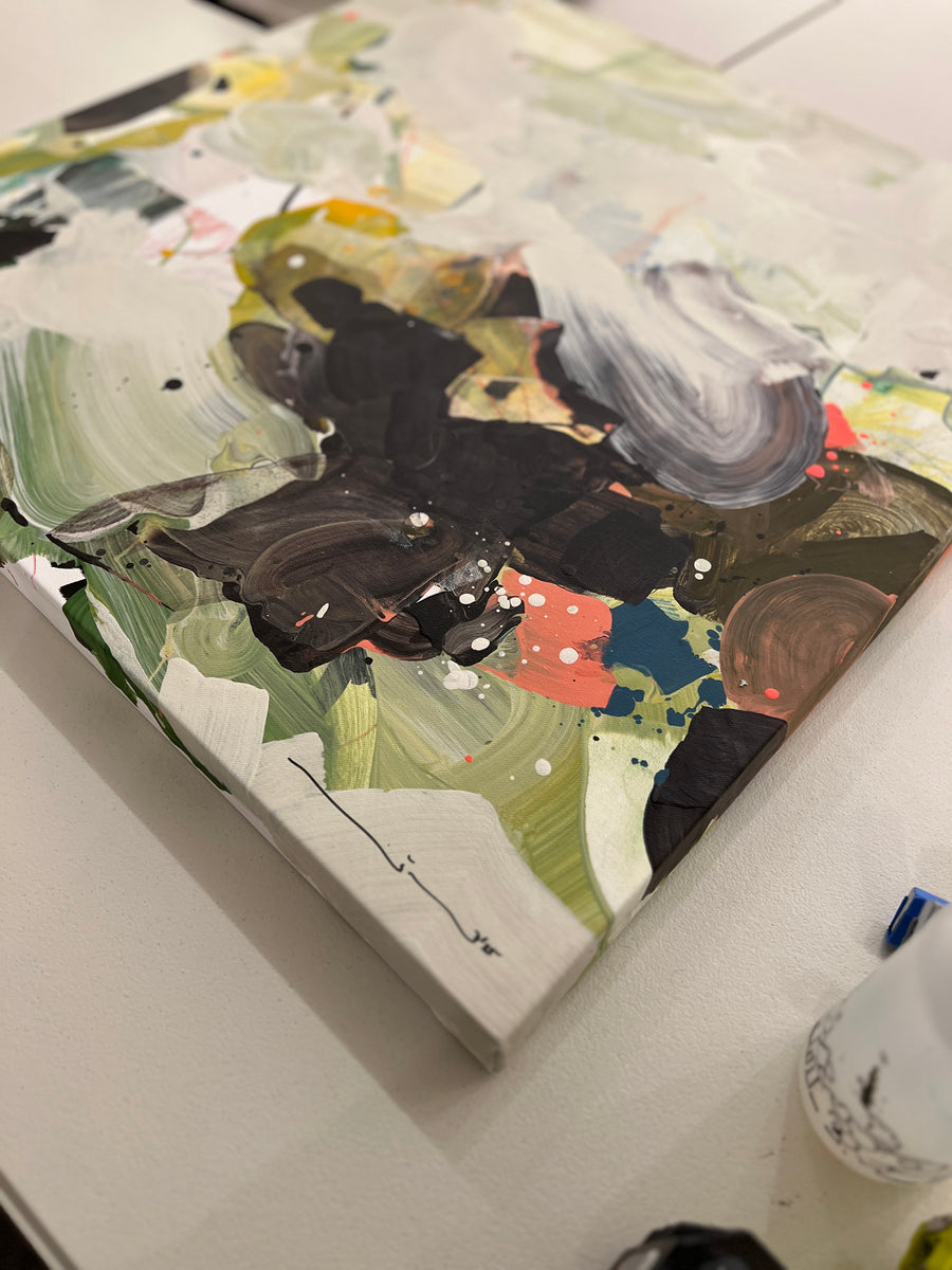 Coffee cream with wasabi